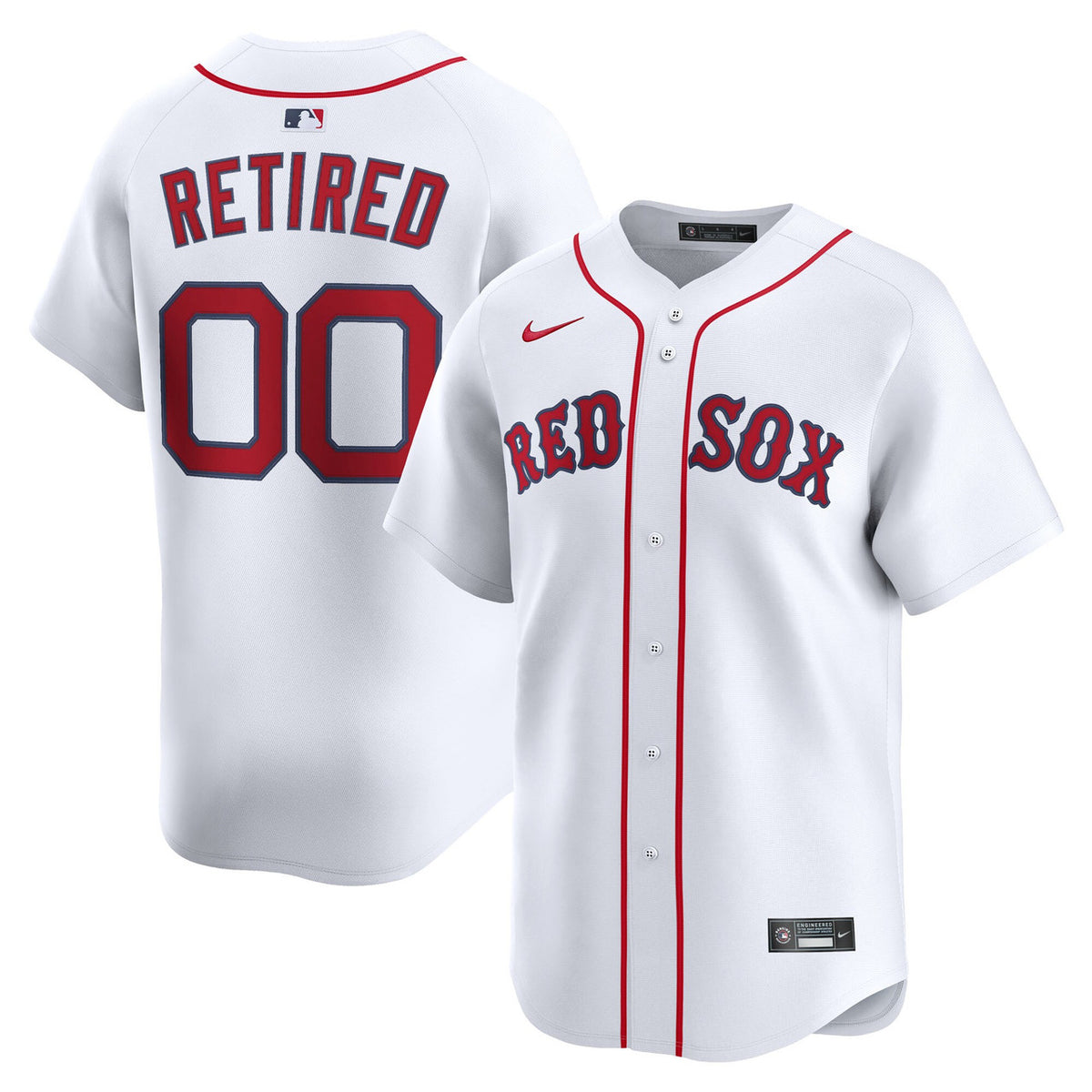 Boston Red Sox Nike Men'S Home Limited Pick-A-Player Retired Roster Jersey - White
