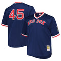 Pedro Martinez #45 Boston Red Sox Mitchell & Ness Men'S 1999 Cooperstown Mesh Pullover Limited Jersey - Navy