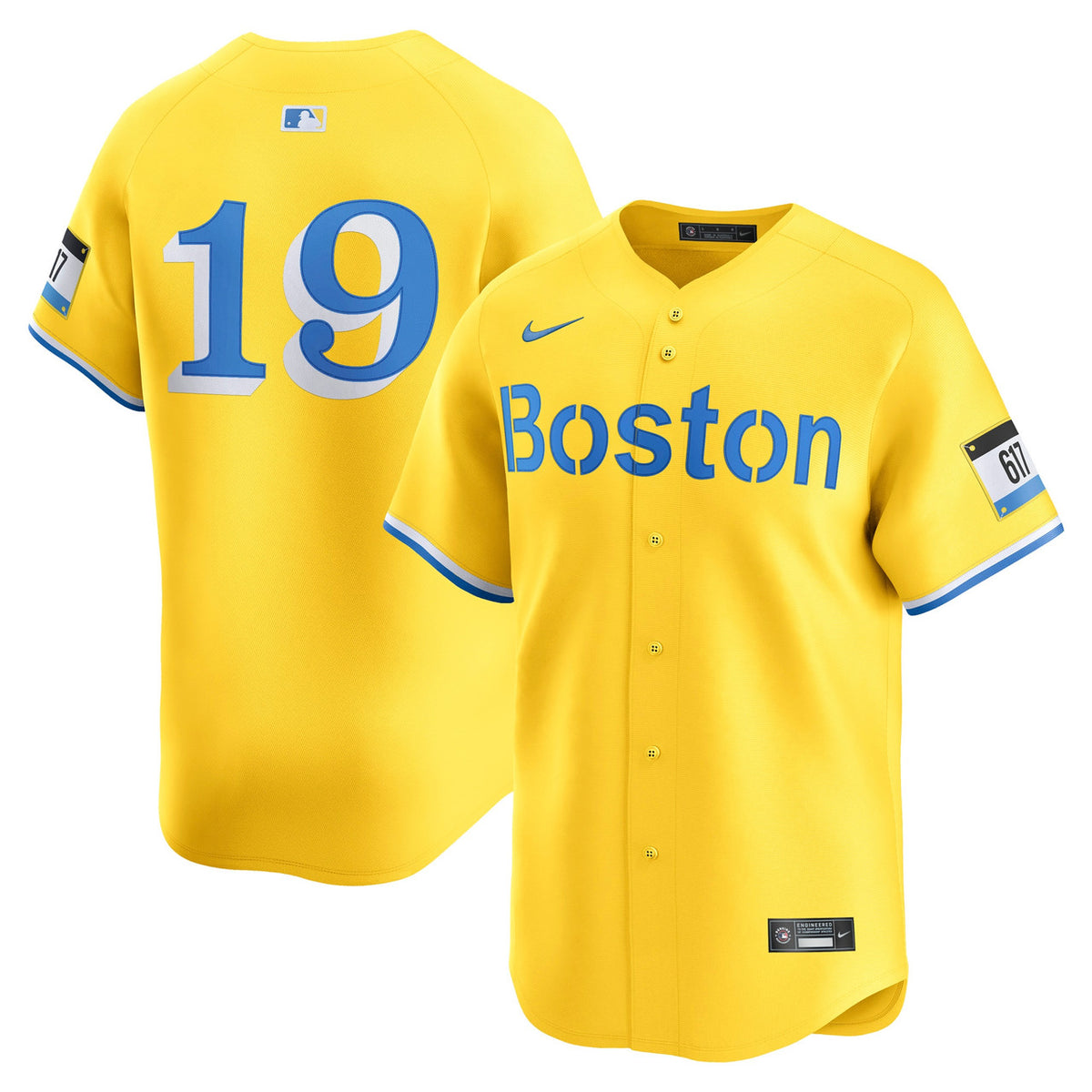 Roman Anthony #19 Boston Red Sox Nike Men'S City Connect Limited Jersey - Gold