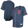 Boston Red Sox Men'S Stitches Team Color Full-Button Fashion Limited Jersey - Navy