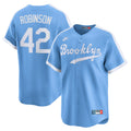 Jackie Robinson #42 Brooklyn Dodgers Nike Men'S Cooperstown Limited Jersey - Light Blue