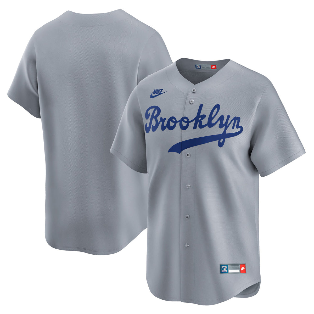 Brooklyn Dodgers Nike Men'S Cooperstown Limited Jersey - Gray