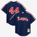 Reggie Jackson Angels Mitchell & Ness Men'S California Authentic Batting Practice Jersey - Navy