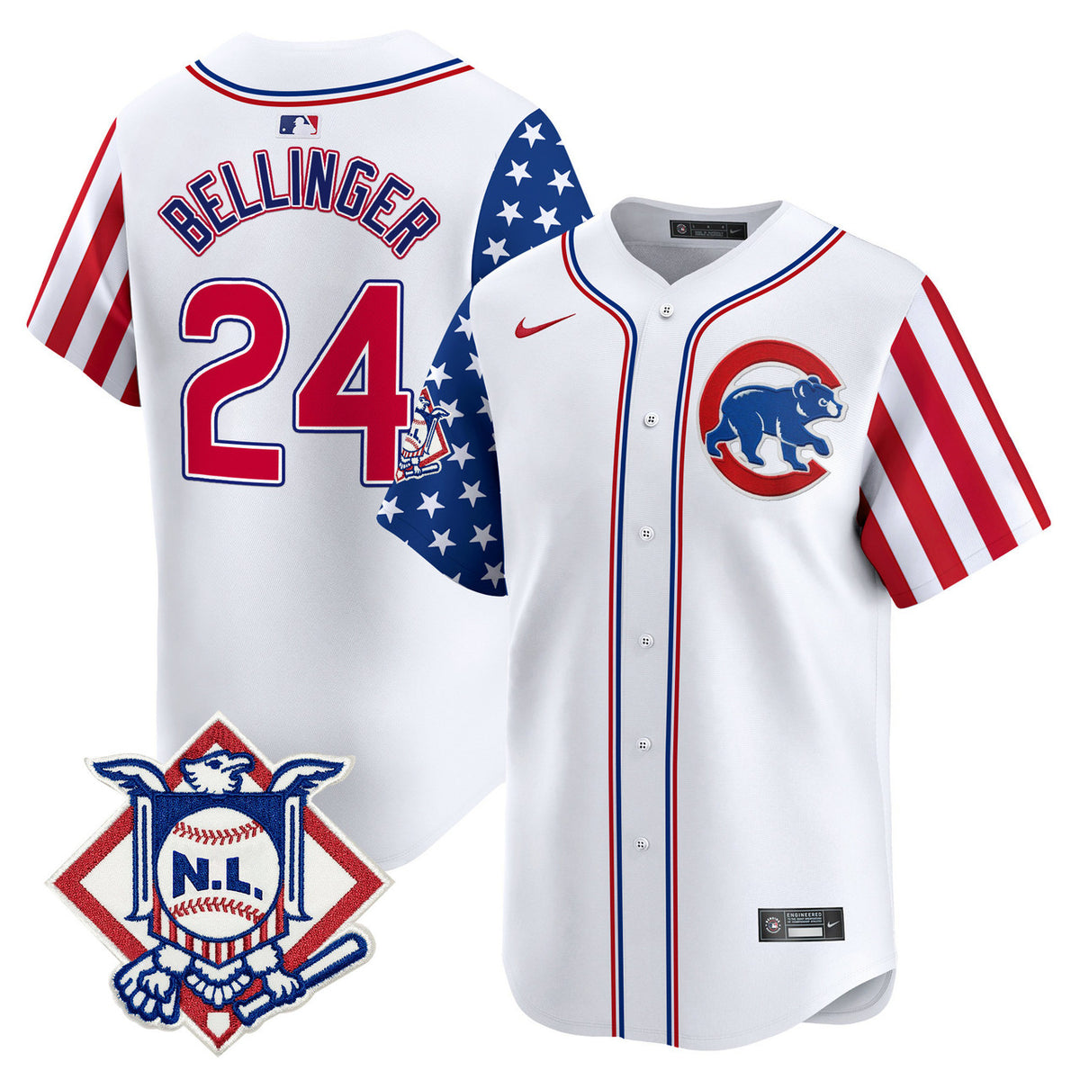 Chicago Cubs Men'S 2024 Fourth Of July Vapor Premier Limited Jersey
