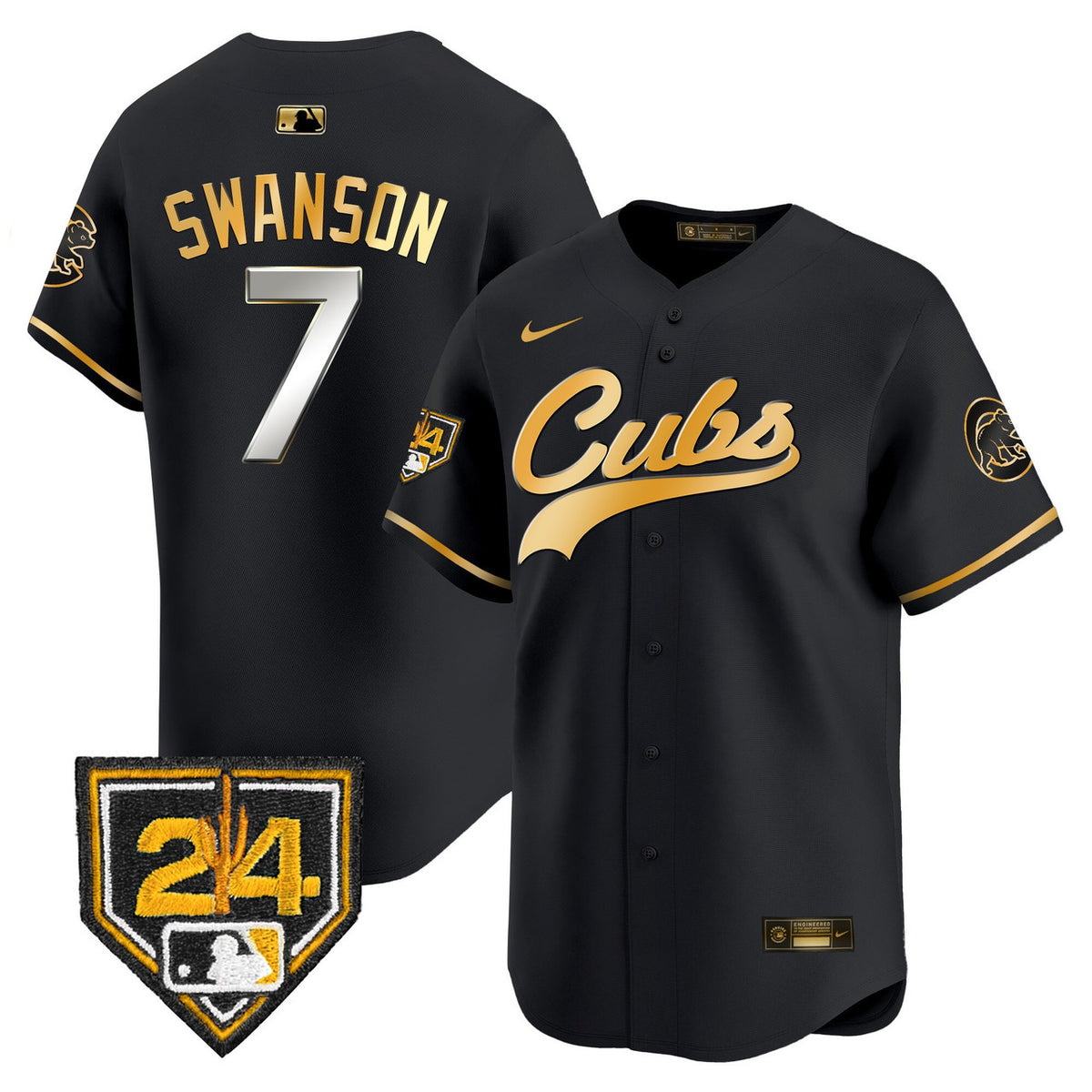 Chicago Cubs Men'S 2024 Spring Training Patch Vapor Premier Limited Jersey