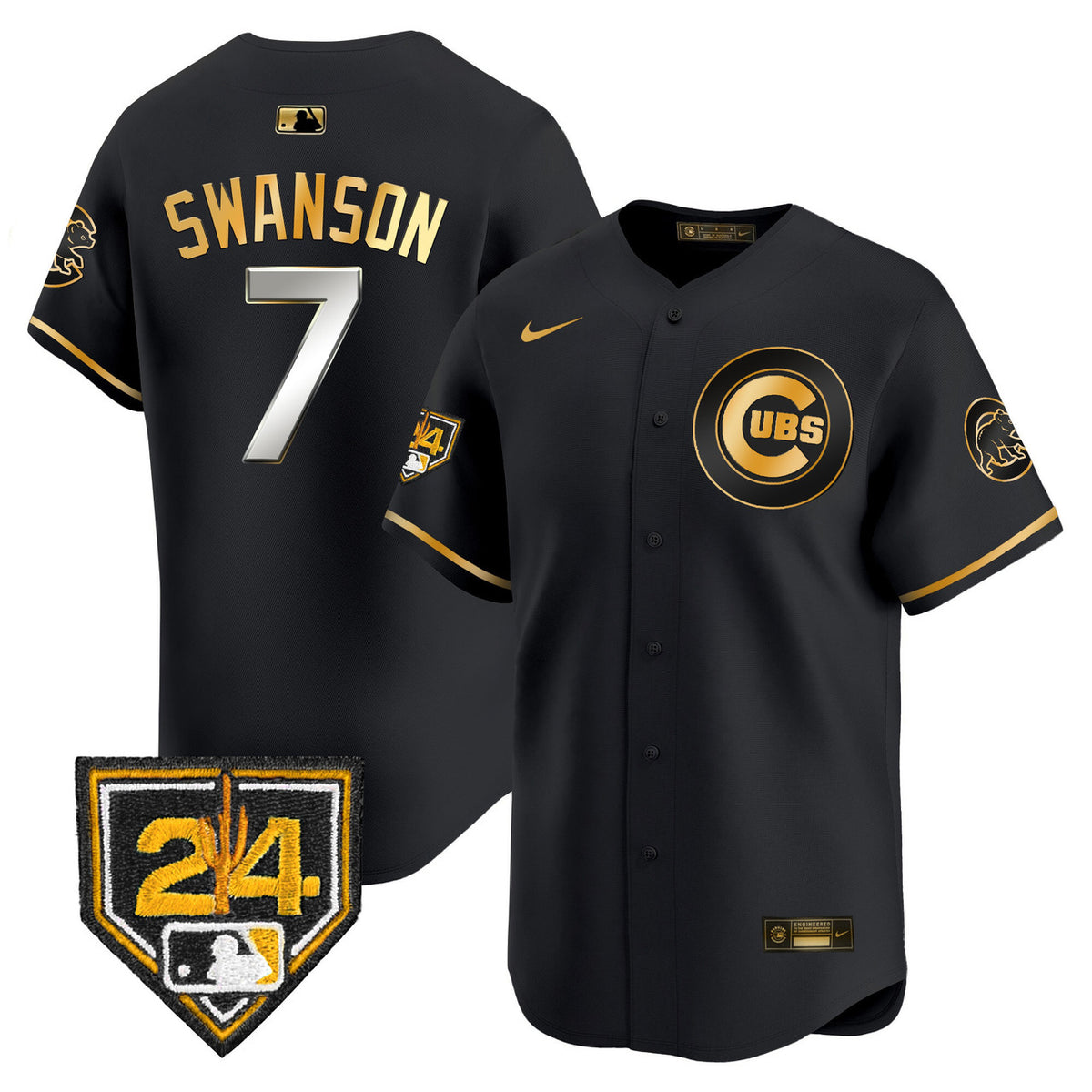 Chicago Cubs Men'S 2024 Spring Training Patch Vapor Premier V2 Limited Jersey