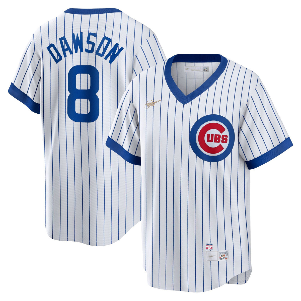 Andre Dawson #8 Chicago Cubs Nike Men'S Home Cooperstown Limited Player Jersey - White