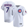 Dansby Swanson #7 Chicago Cubs Nike Men'S Home Limited Player Jersey - White