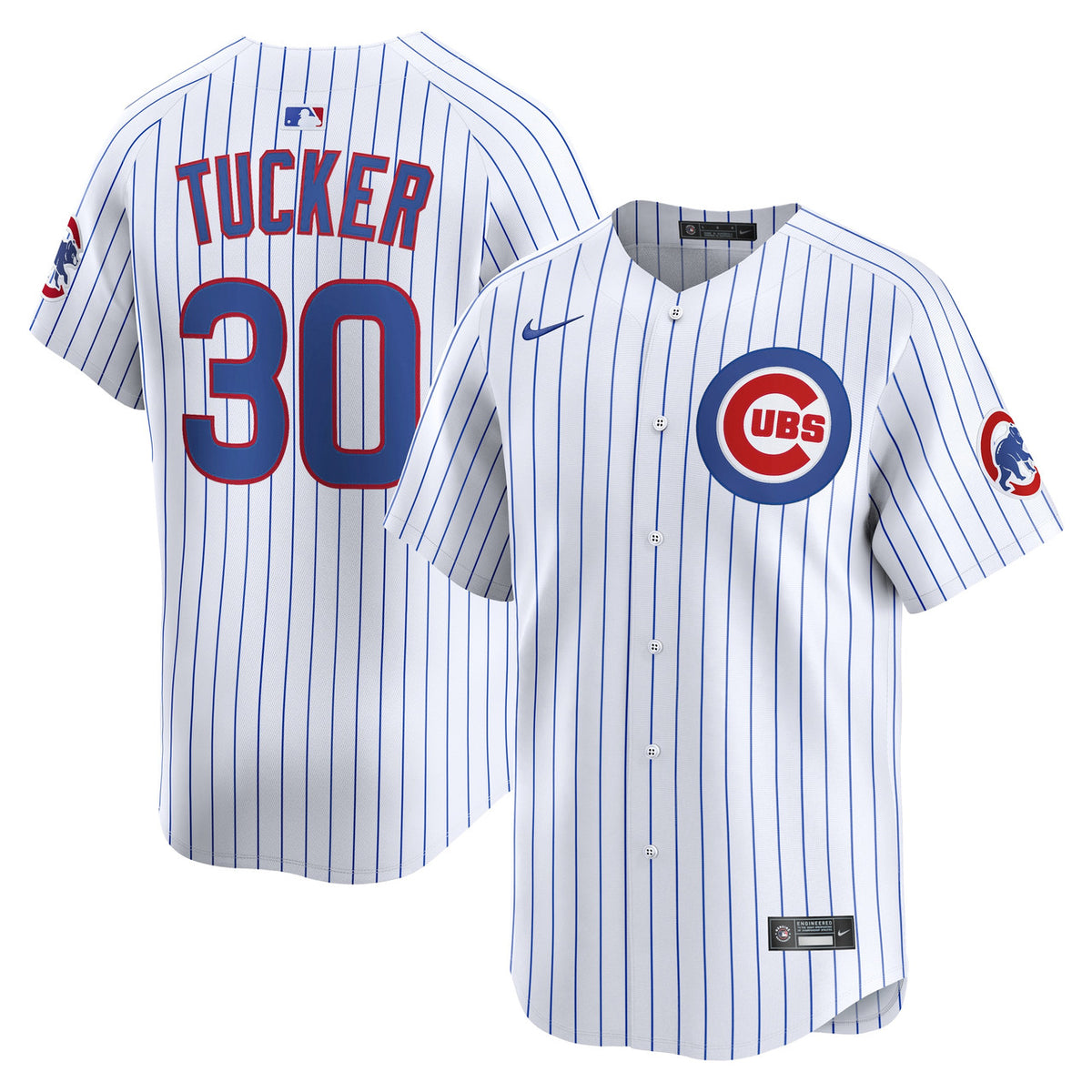 Kyle Tucker #30 Chicago Cubs Nike Men'S Home Limited Player Jersey - White