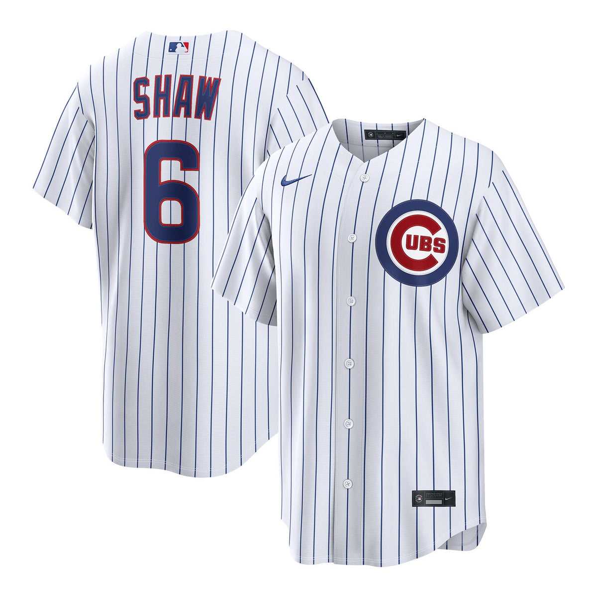 Matt Shaw #6 Chicago Cubs Nike Men'S Home Limited Jersey - White