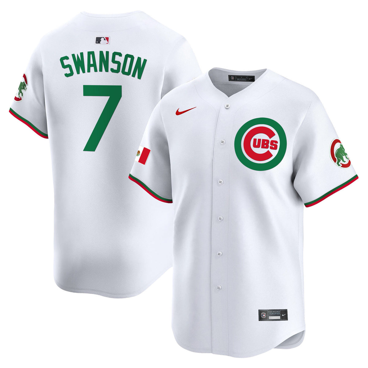 Chicago Cubs Men'S Mexico Vapor Premier V3 Limited Jersey