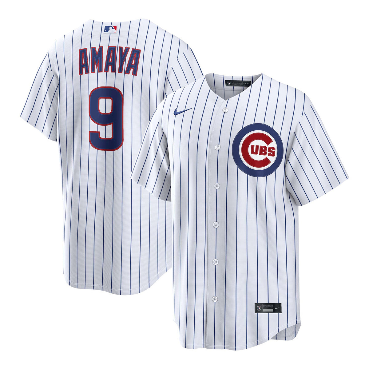Miguel Amaya #9 Chicago Cubs Nike Men'S Home Limited Jersey - White