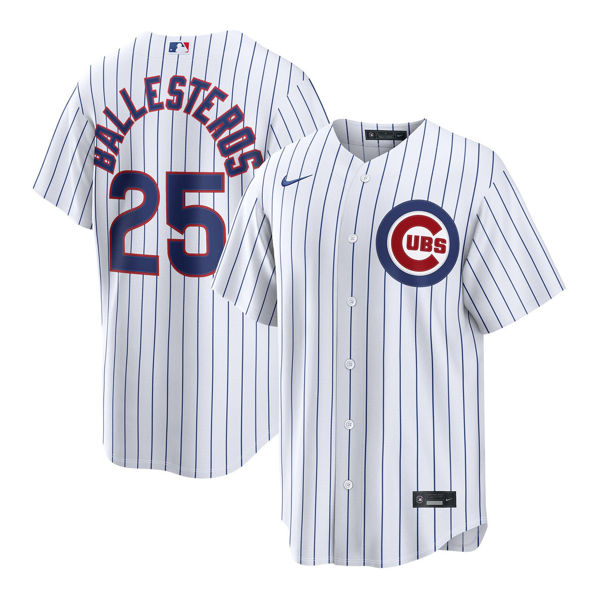 Chicago Cubs Nike Men'S Mois����S Ballesteros Home Limited Jersey - White