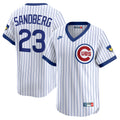 Ryne Sandberg #23 Chicago Cubs Nike Men'S Throwback Cooperstown Limited Jersey - White