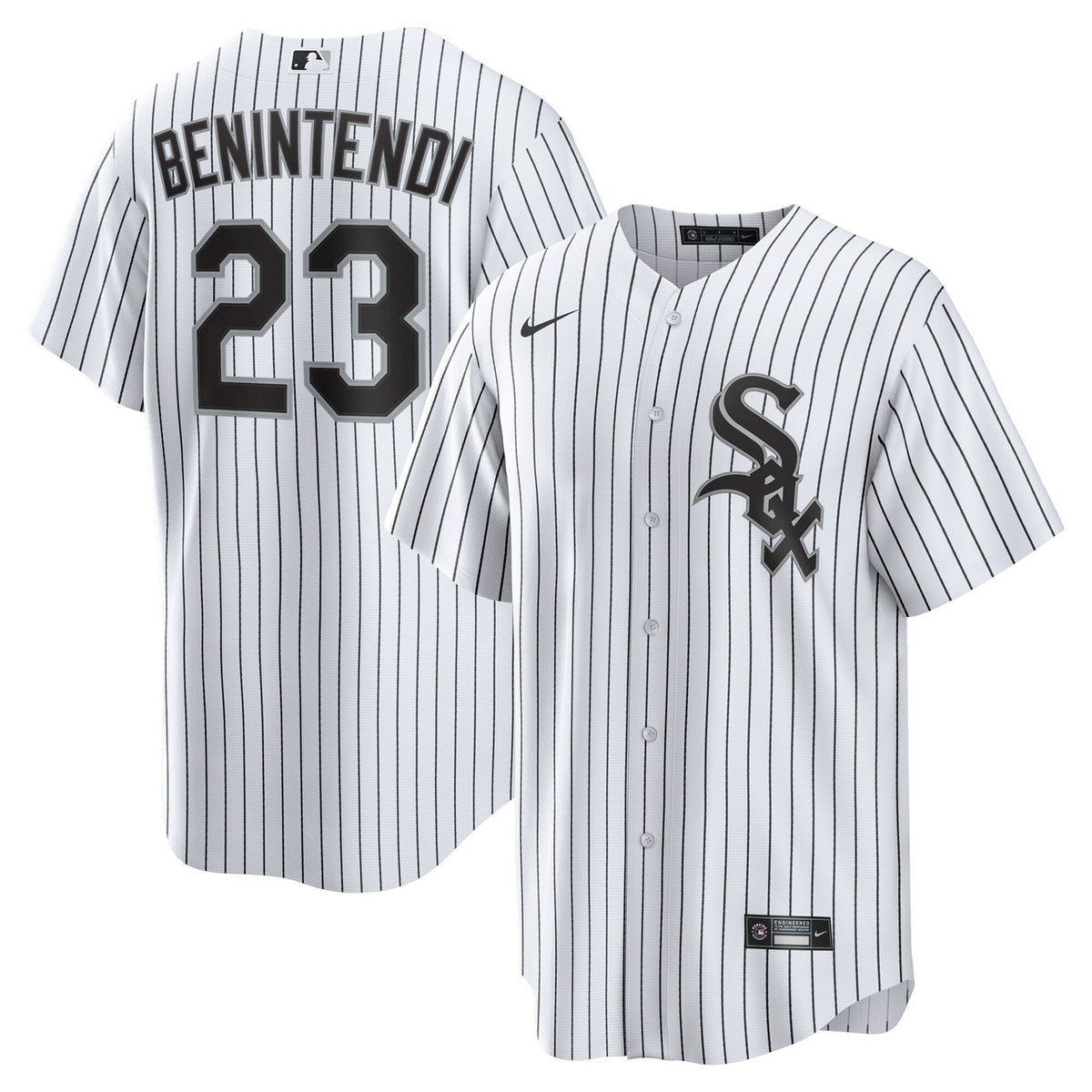 Andrew Benintendi #23 Chicago White Sox Nike Men'S Home Limited Player Jersey - White Black
