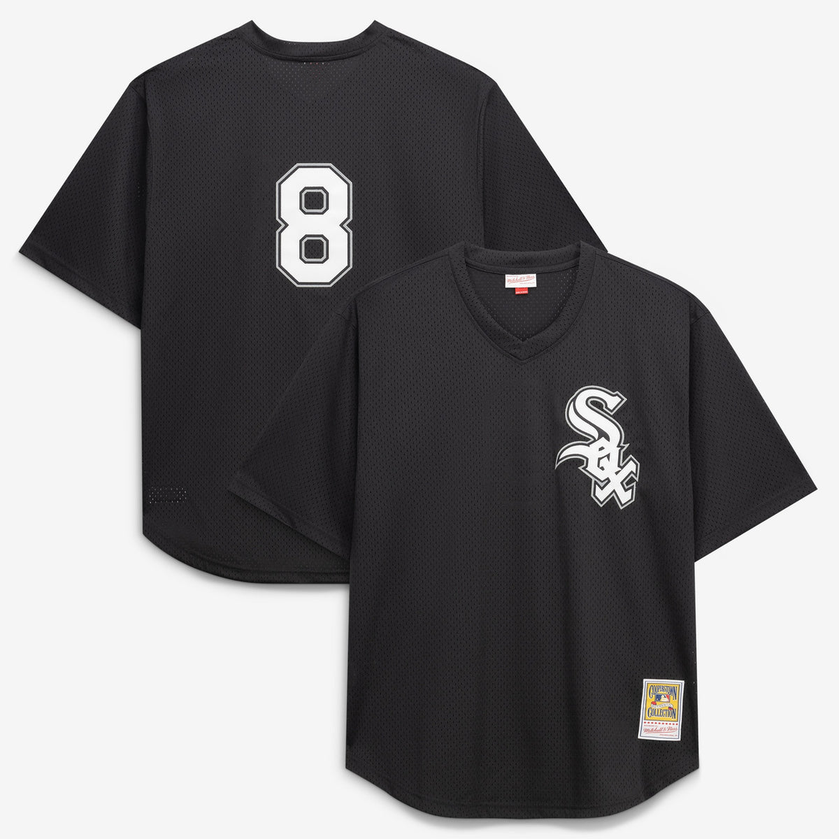 Bo Jackson #8 Chicago White Sox Mitchell & Ness Men'S Big & Tall Cooperstown Mesh Limited Batting Practice Jersey - Black