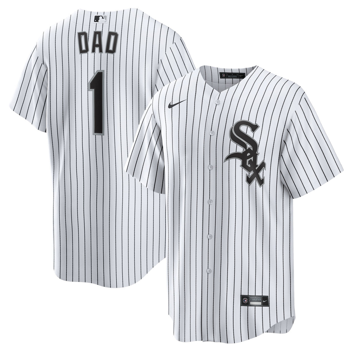 Chicago White Sox #1 Nike Men'S Dad Home Limited Jersey - White