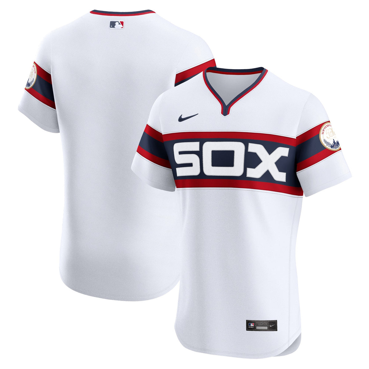 Chicago White Sox Nike Men'S Alternate Vapor Premier Elite Patch Jersey - White