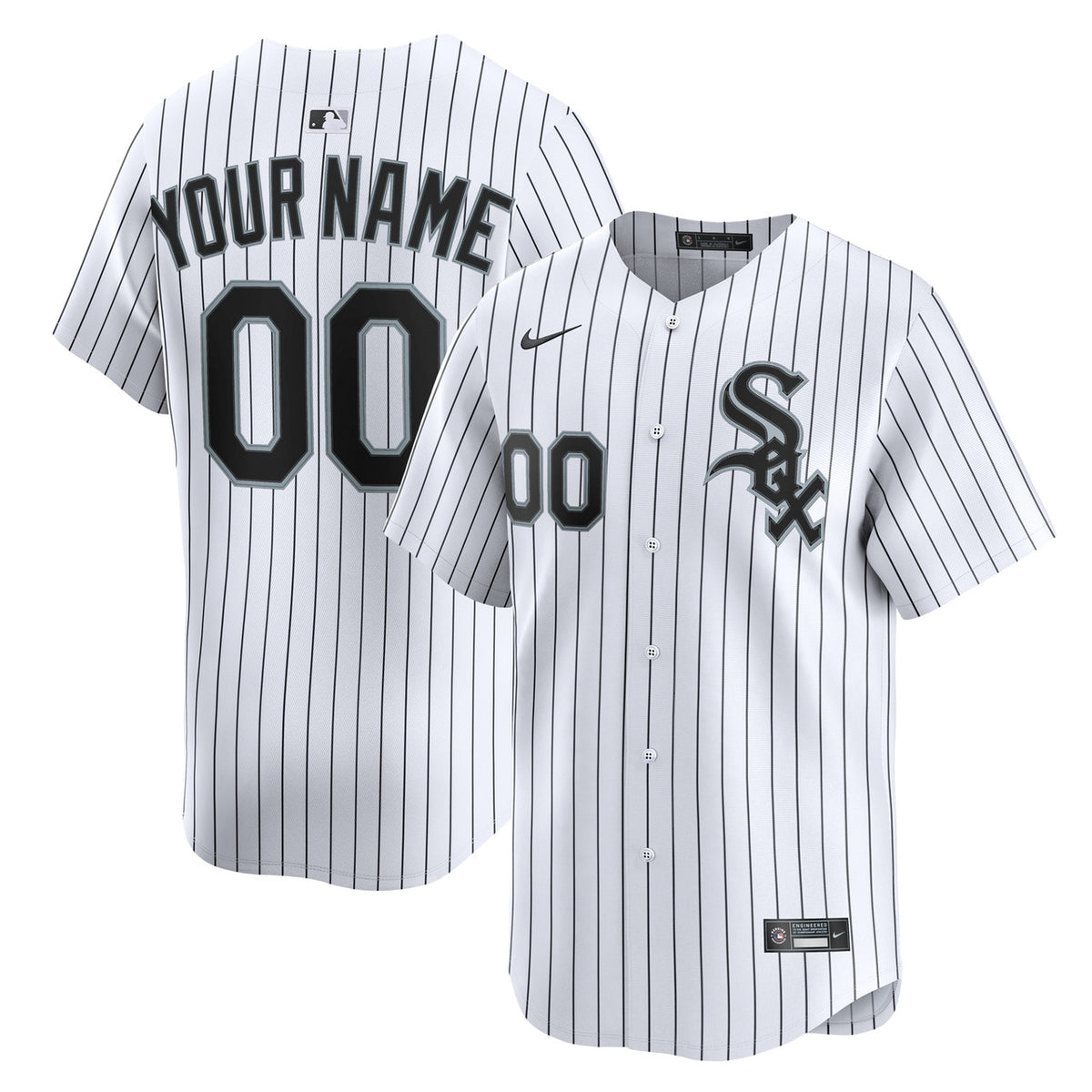 Chicago White Sox Nike Men'S Home Limited Custom Jersey - White