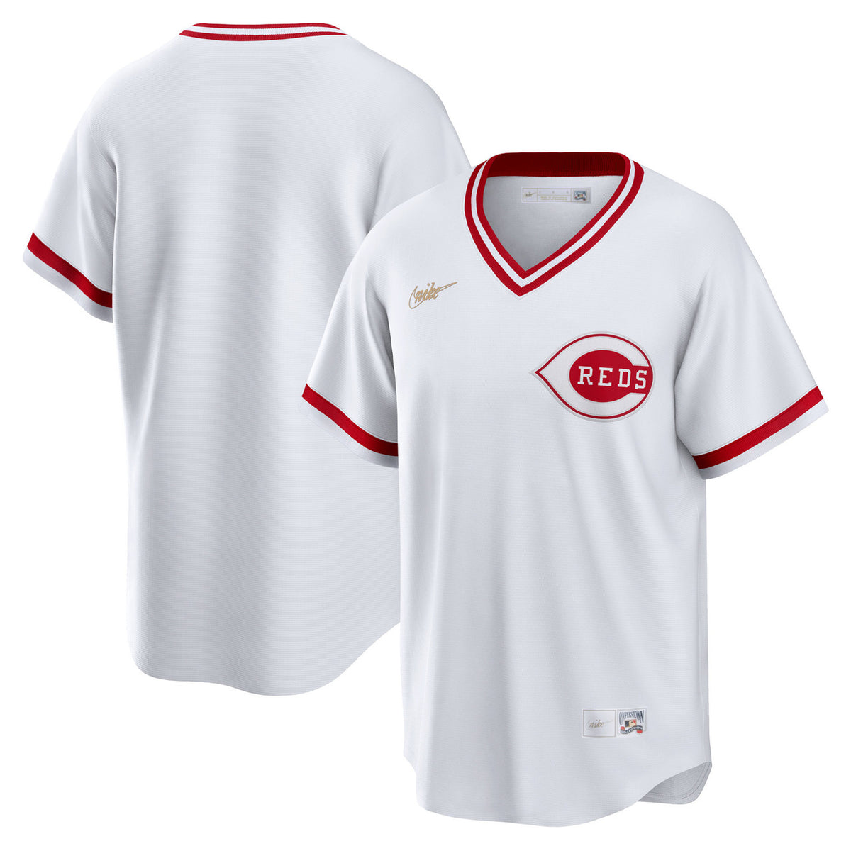 Cincinnati Reds Nike Men'S Home Cooperstown Limited Team Jersey - White