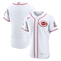 Cincinnati Reds Nike Men'S Home Sponsor Patch Authentic Jersey - White