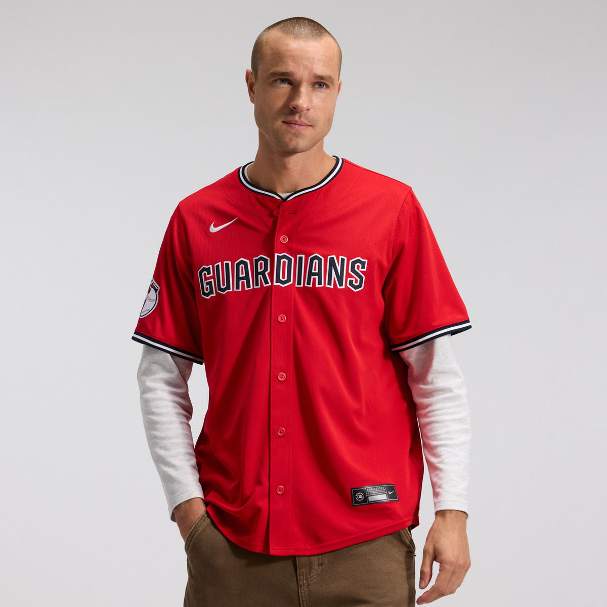 Cleveland Guardians Nike Men'S Alternate Limited Jersey - Red