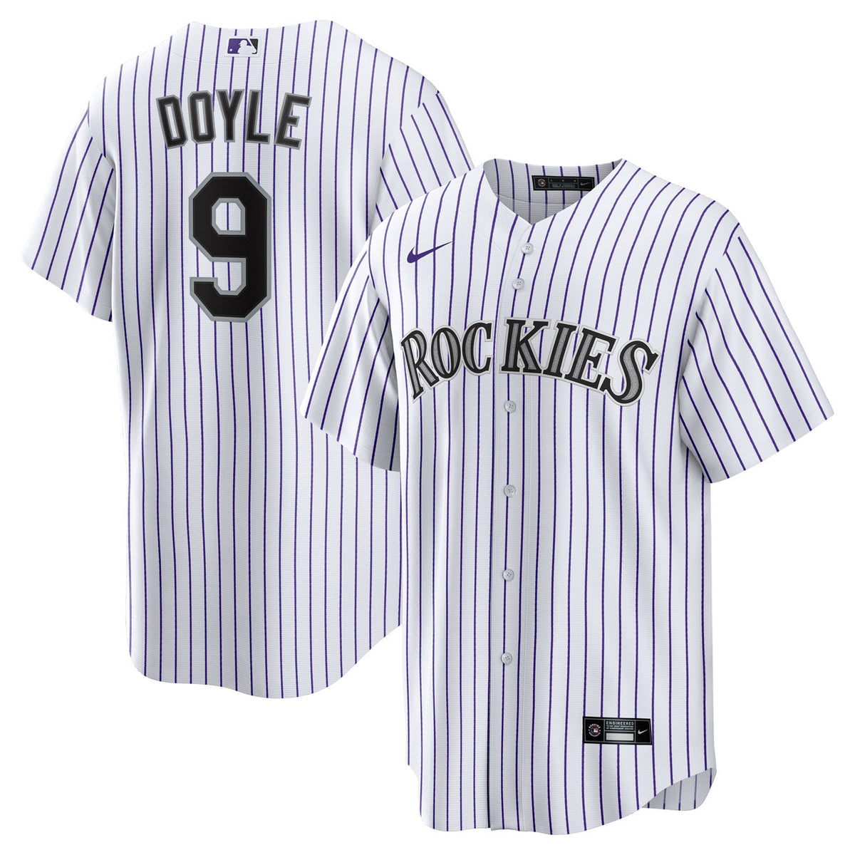 Brenton Doyle #9 Colorado Rockies Nike Men'S Home Limited Jersey - White
