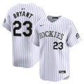 Kris Bryant #23 Colorado Rockies Nike Men'S Home Limited Player Jersey - White
