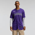 Colorado Rockies Nike Men'S Alternate Authentic Jersey - Purple