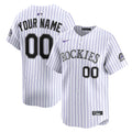 Colorado Rockies Nike Men'S Home Limited Custom Jersey - White
