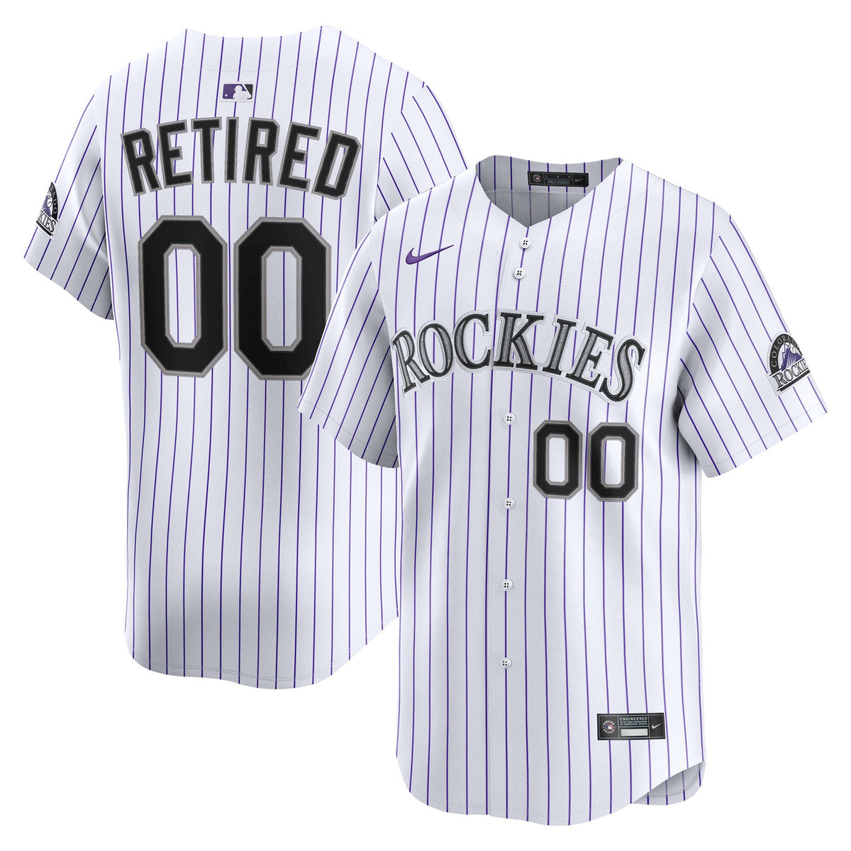 Colorado Rockies Nike Men'S Home Limited Pick-A-Player Retired Roster Jersey - White