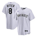 Ryan Ritter Colorado Rockies Nike Men'S Home Limited Jersey - White