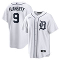 Jack Flaherty #9 Detroit Tigers Nike Men'S Home Limited Jersey - White