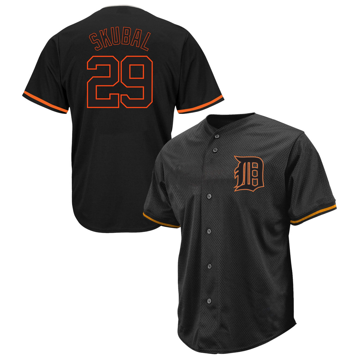 Tarik Skubal #29 Detroit Tigers Profile Men'S Big & Tall Pop Fashion Limited Jersey - Black