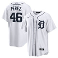 Detroit Tigers Nike Men'S Wenceel P����Rez Home Limited Jersey - White