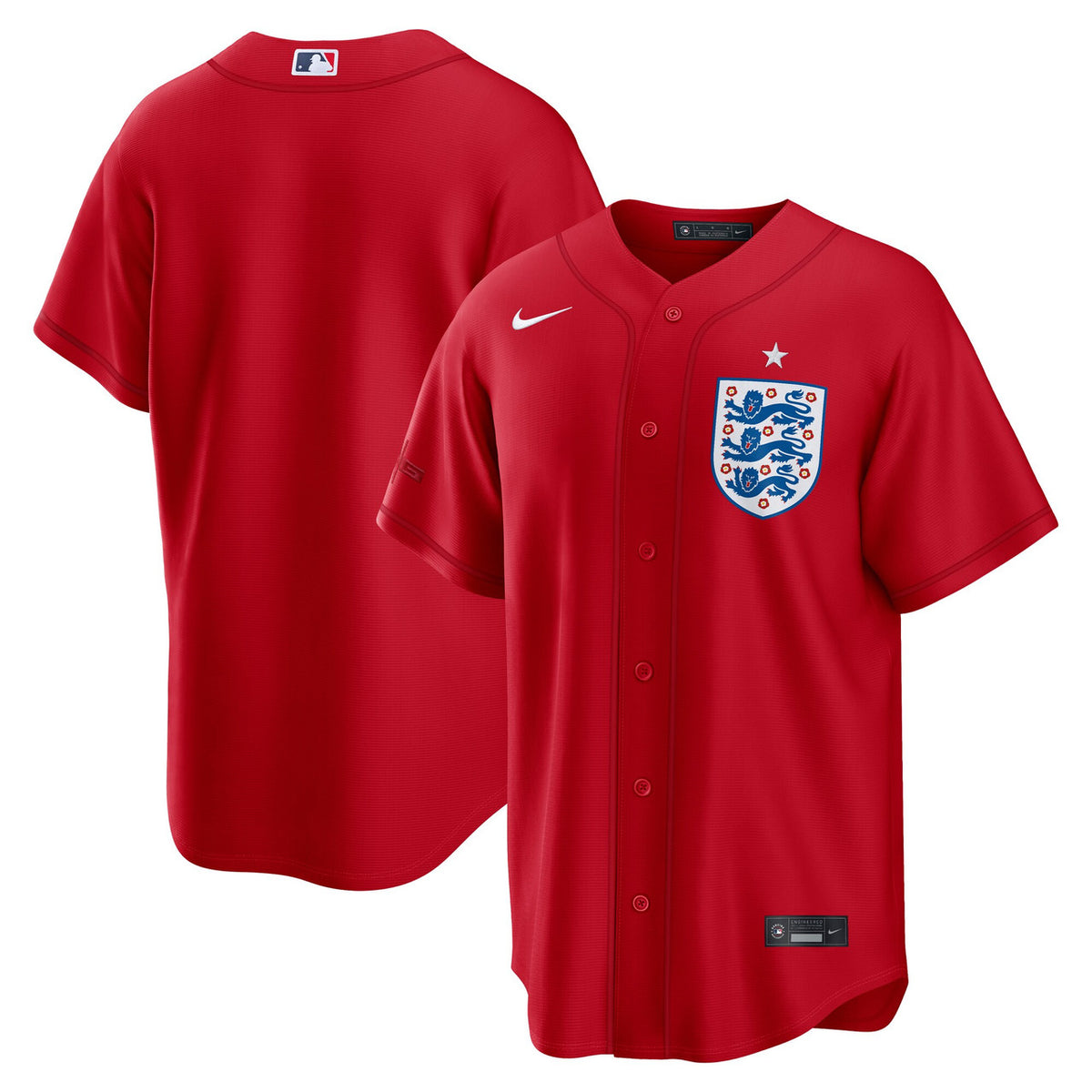 England National Team Nike Men'S X Stadium Limited Jersey - Red