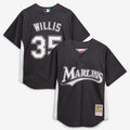 Dontrelle Willis Florida Marlins Mitchell & Ness Men'S Authentic Batting Practice Jersey - Black