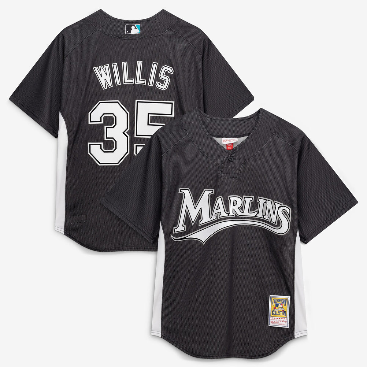 Dontrelle Willis Florida Marlins Mitchell & Ness Men'S Authentic Batting Practice Jersey - Black