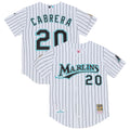 Miguel Cabrera #24 Florida Marlins Mitchell & Ness Men'S 2003 Cooperstown Authentic Jersey - White