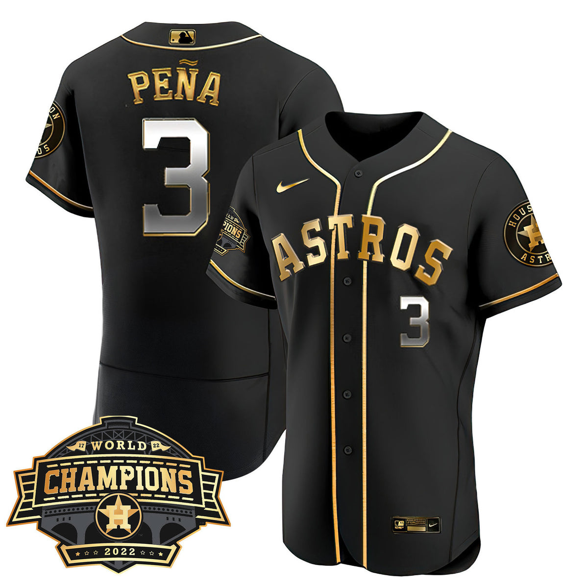 Houston Astros Men'S 2022 Champions Limited Jersey