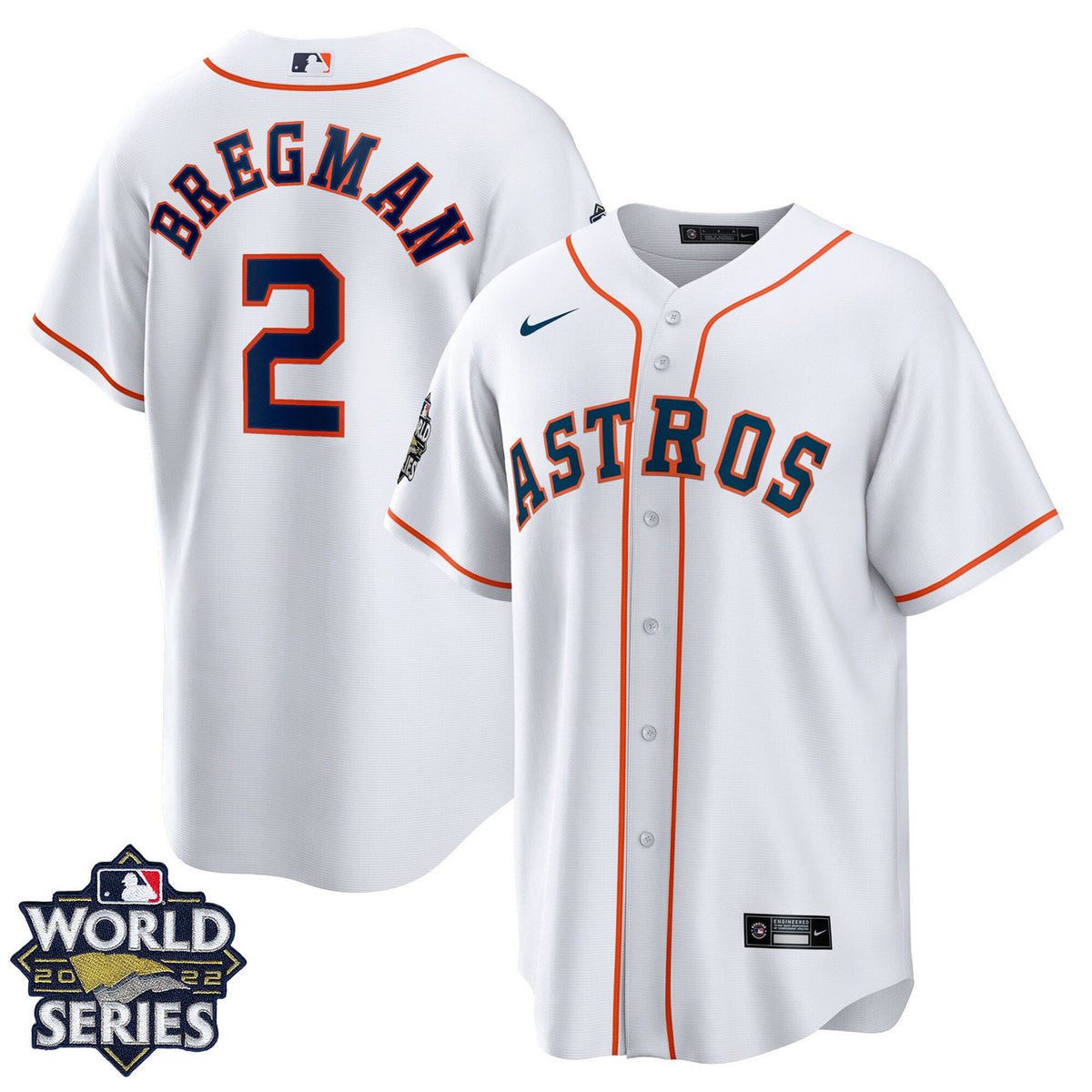 Houston Astros Men'S 2022 World Series Home Limited Player Jersey - White