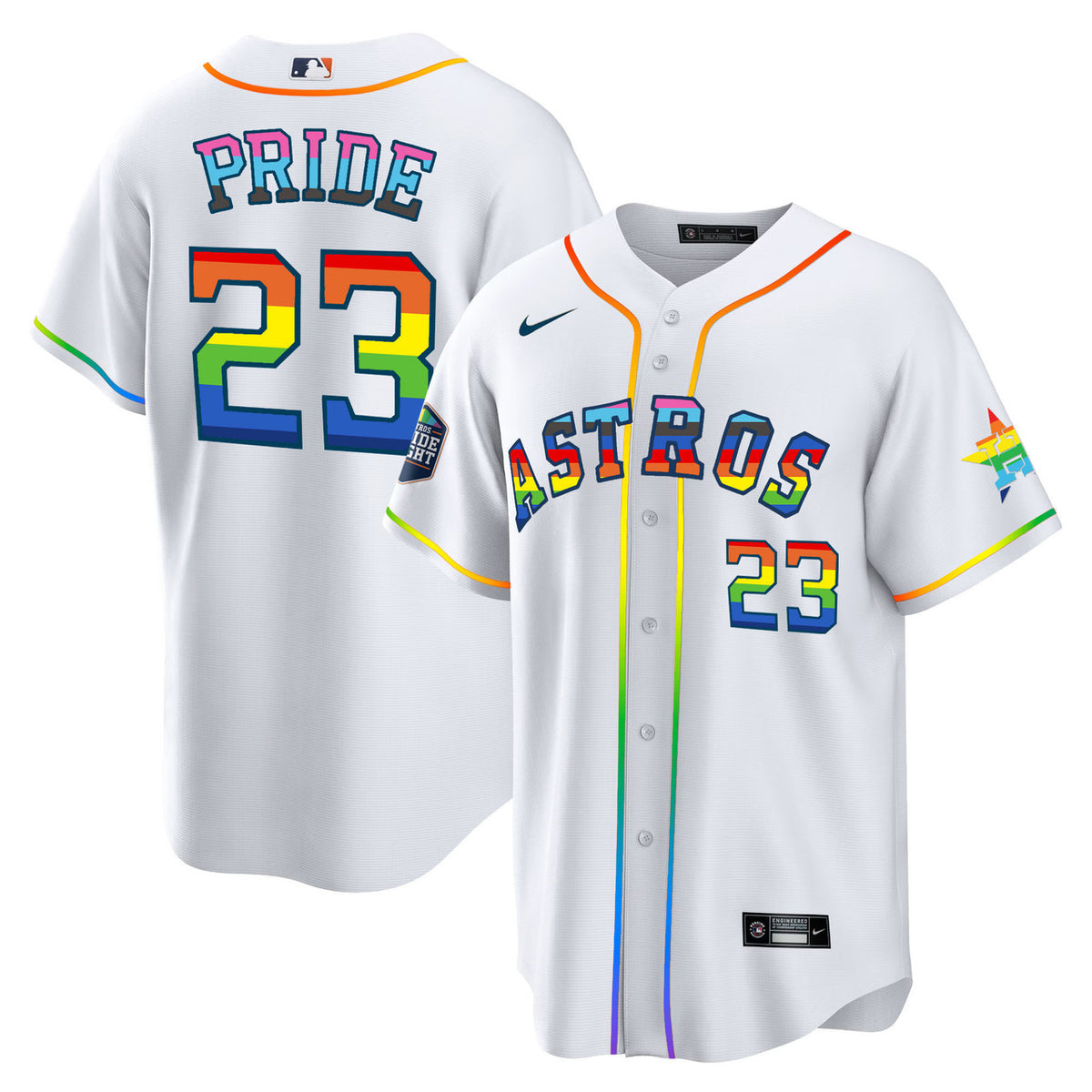 Houston Astros Men'S 2023 Cool Base Pride Limited Jersey