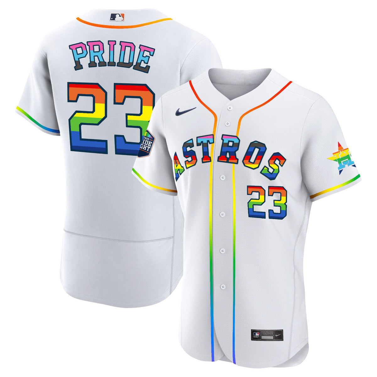 Houston Astros Men'S 2023 Flex Base Pride Limited Jersey