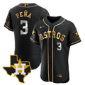 Texas Patch Houston Astros Men'S 2024 Limited Jersey - Gold