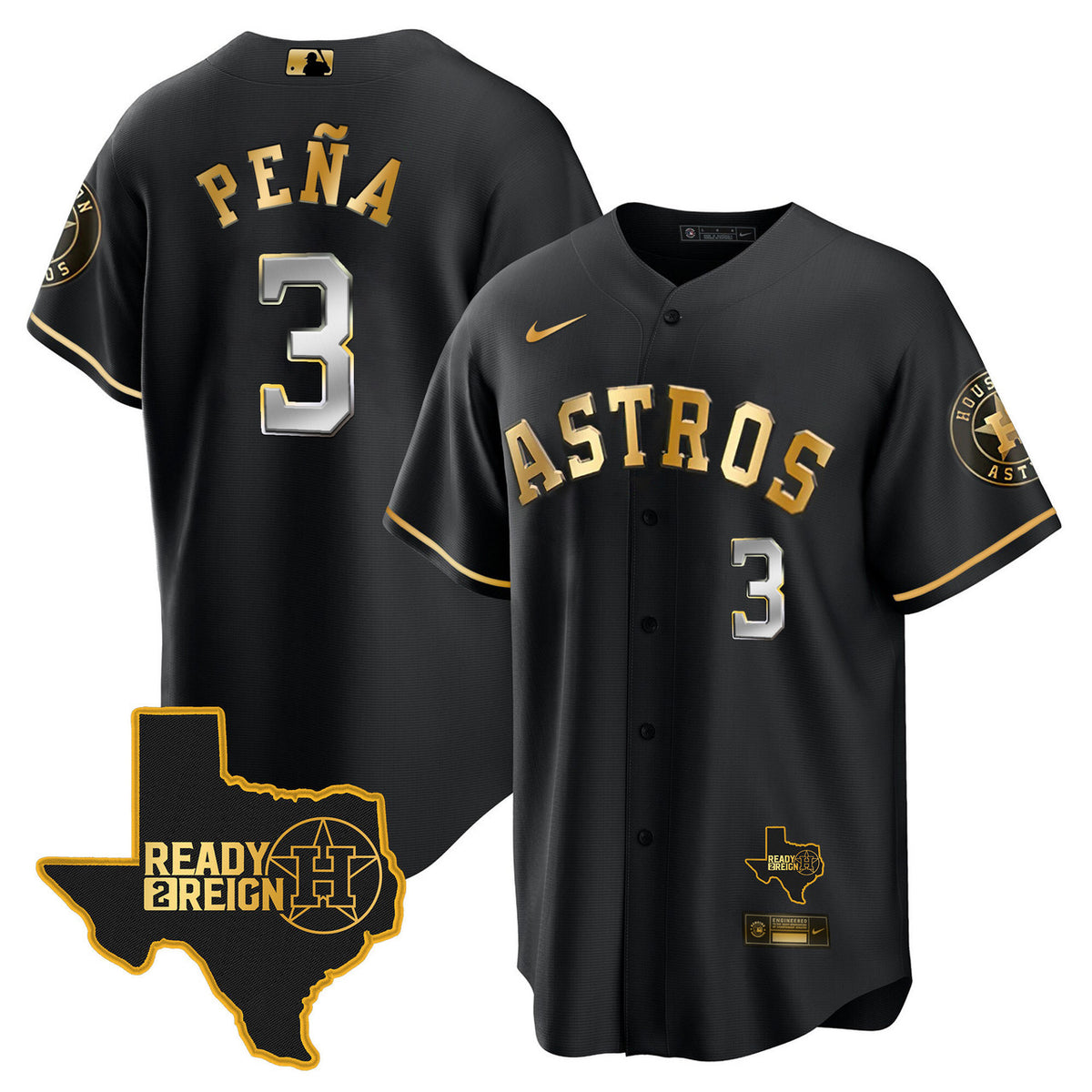 Houston Astros #2 Men'S 2024 Ready Reign Limited Cool Base Jersey