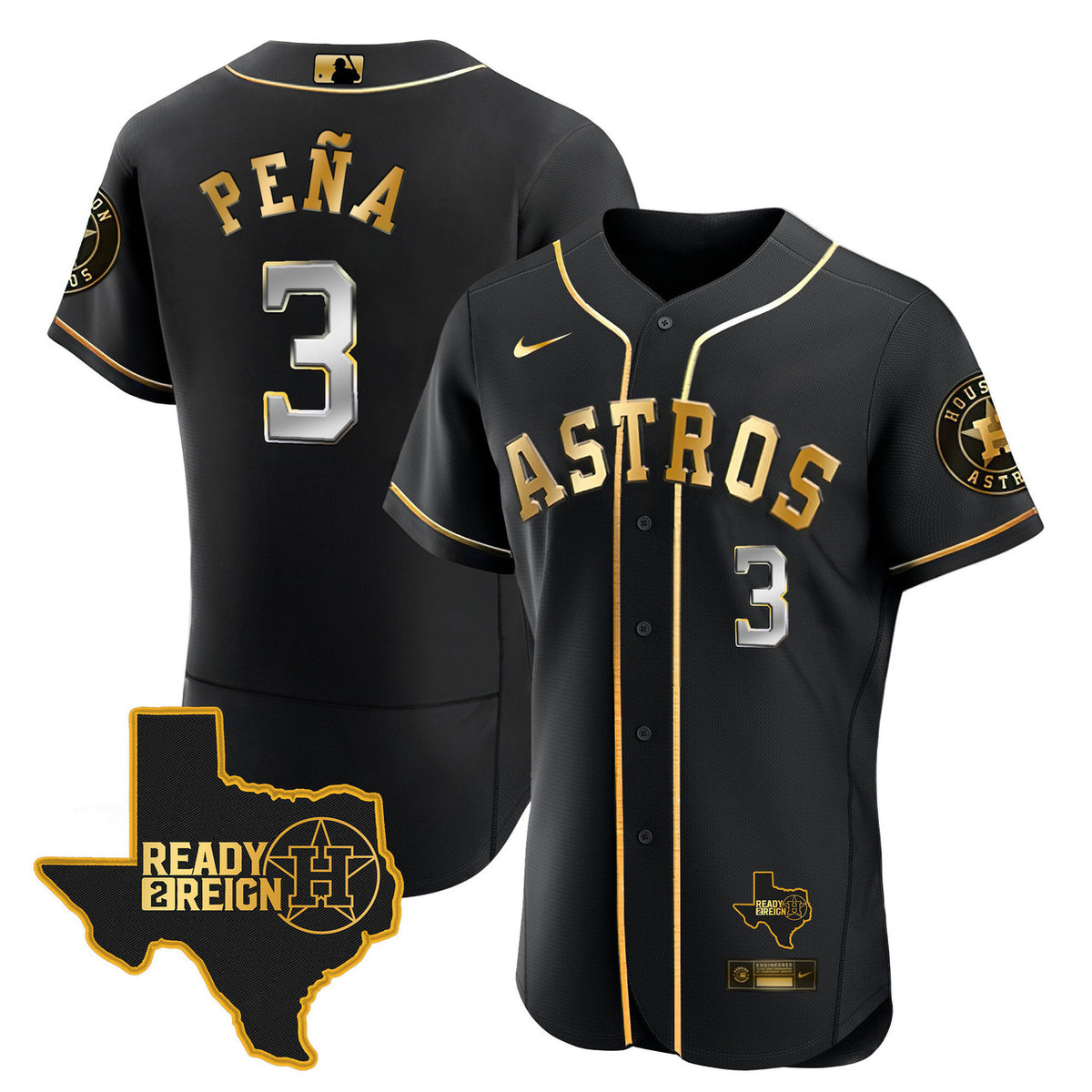 Houston Astros #2 Men'S 2024 Ready Reign Limited Flex Base Jersey