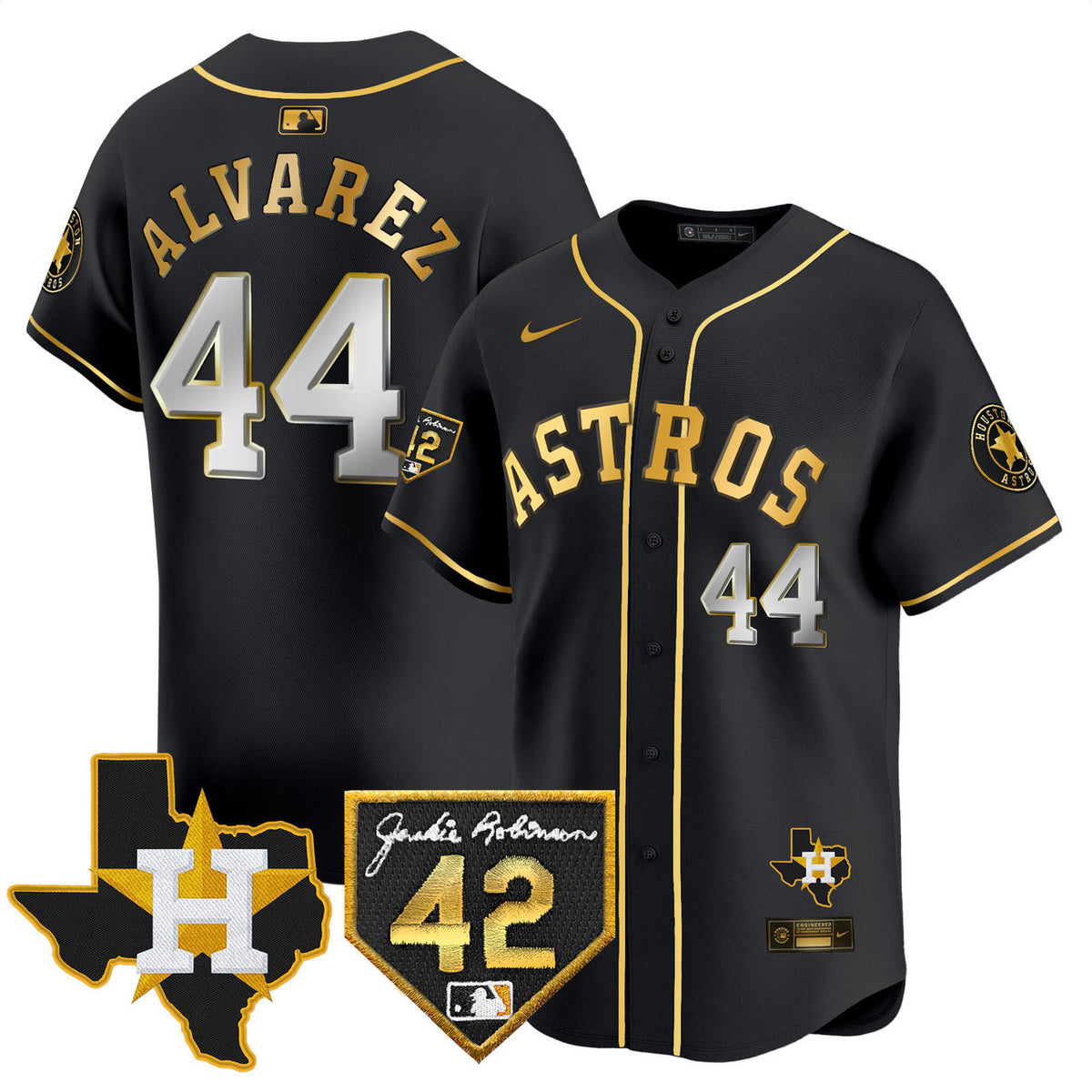 Texas Patch Houston Astros Men'S 2024 Robinson Vapor Premier Limited Jersey