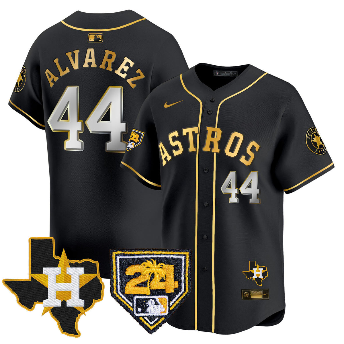 Houston Astros Men'S 2024 Spring Training Texas Patch Vapor Premier Limited Jersey