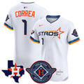 Houston Astros Men'S 2025 City Connect Texas Patch Vapor Premier Elite Jersey