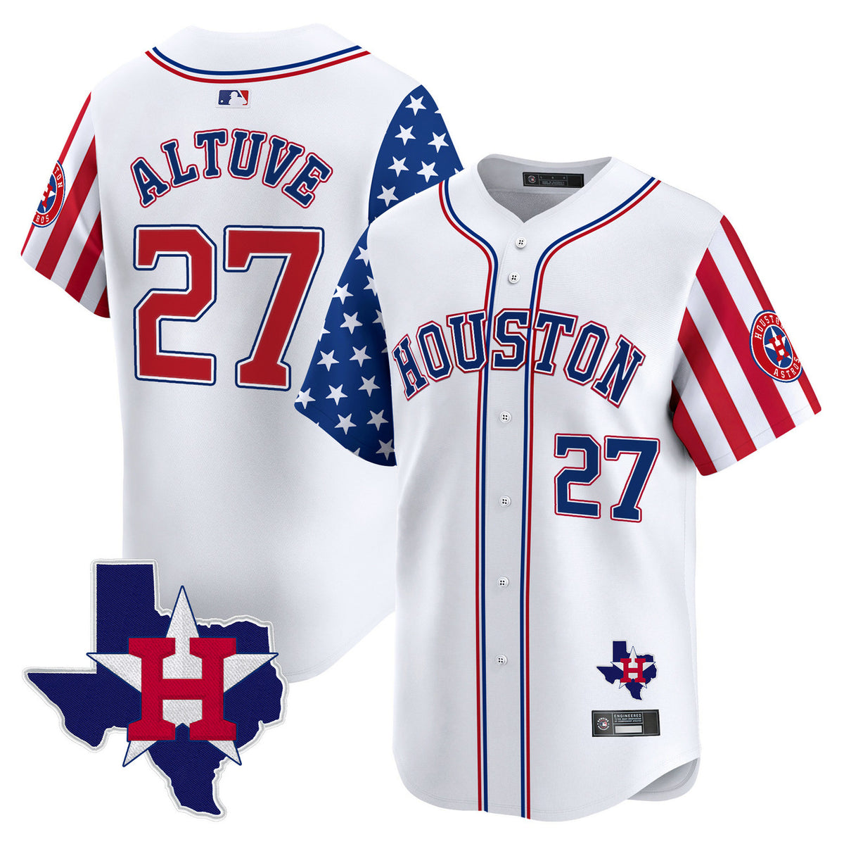 Independence Day V Houston Astros Men'S 2025 Apor Premier V2 Limited Jersey